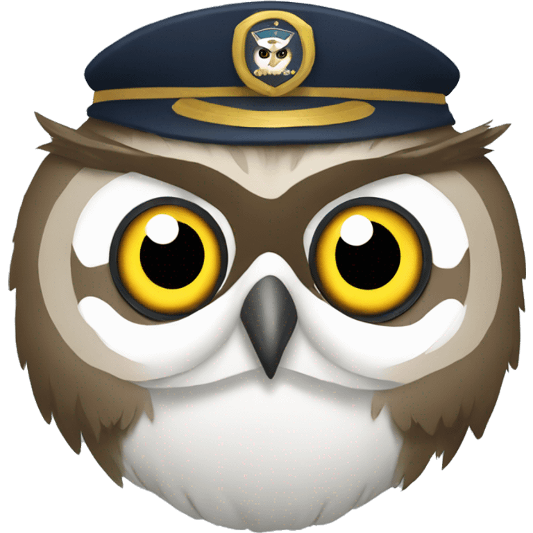 owl captain emoji