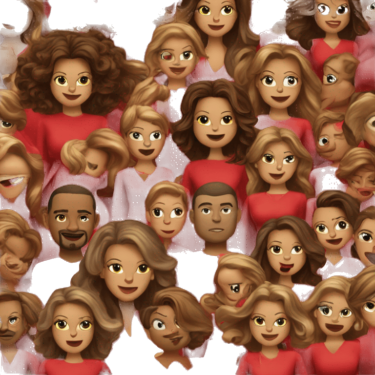 Vanessa Williams in red dress emoji