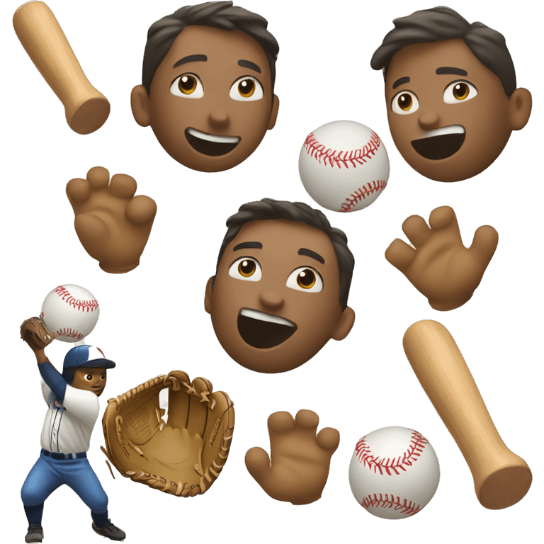 throwing a baseball emoji