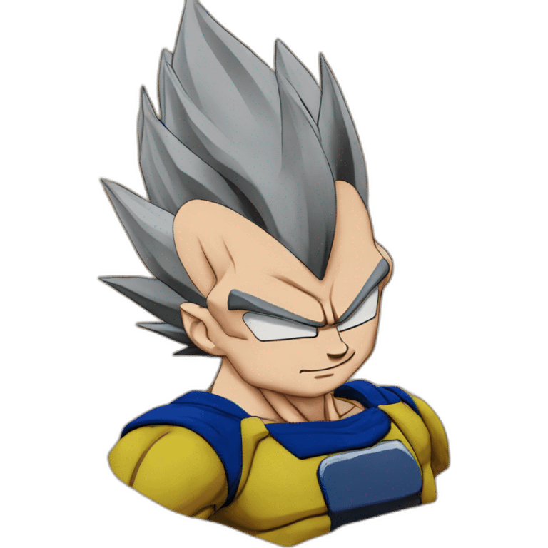 Vegeta avec un final flsh emoji