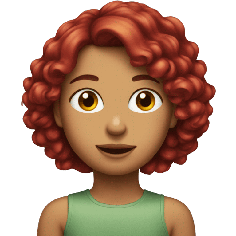 ragazza con i capelli rossi emoji