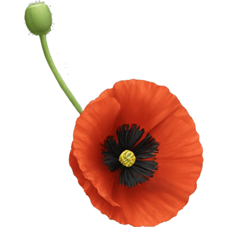 Red poppy emoji