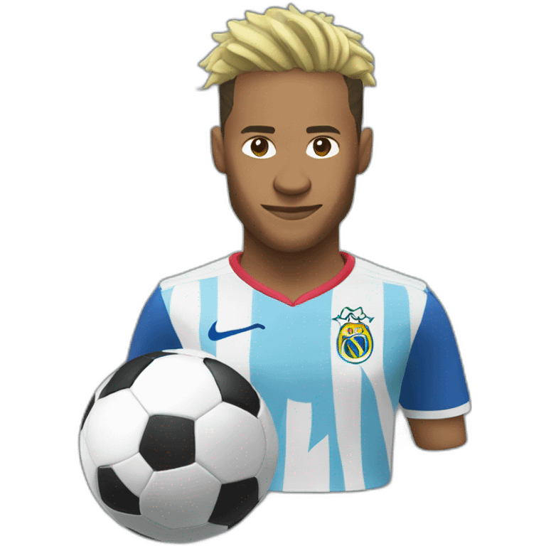 Neymar playing vidéo games emoji