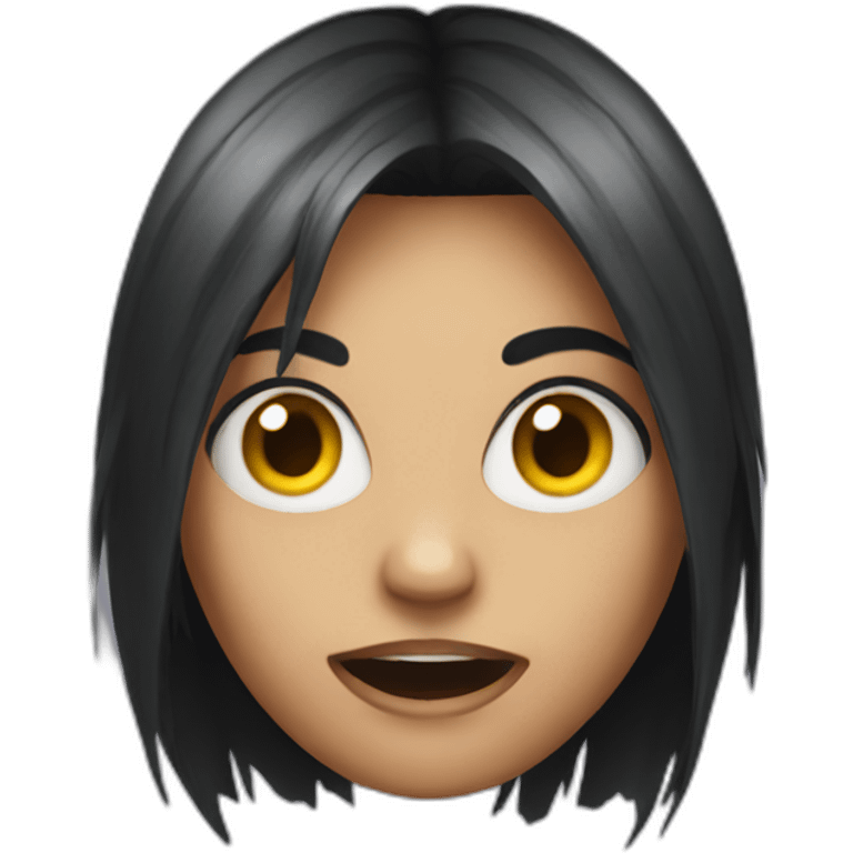 Scary girl emoji