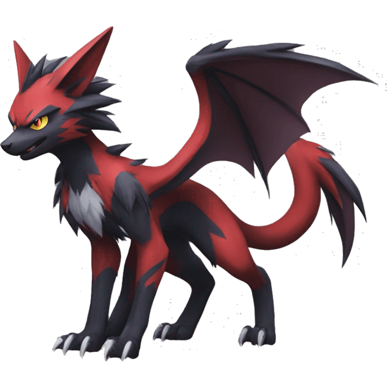 Nargacuga-Litten-Zoroark full body emoji