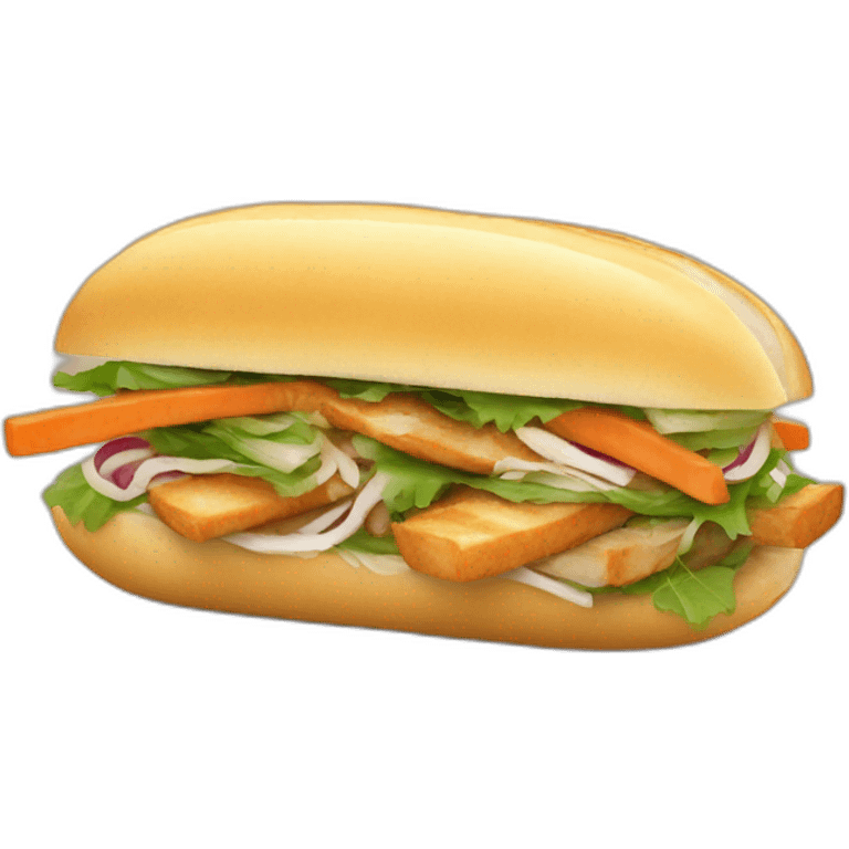 banh mi sandwich emoji