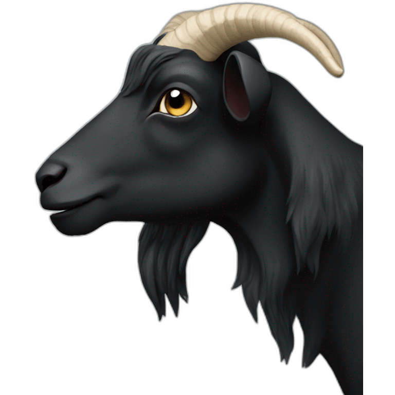 black goat emoji