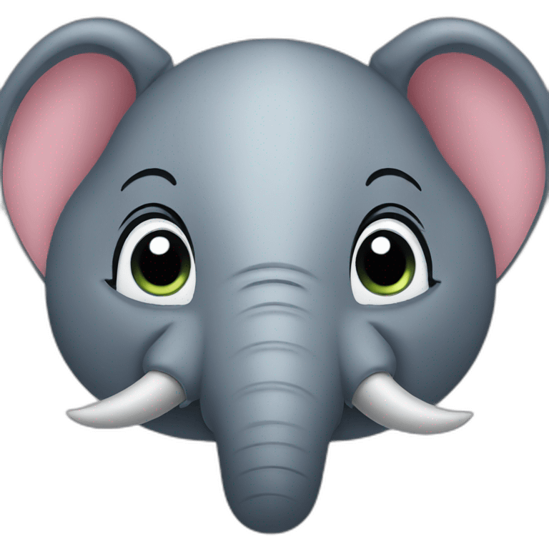 Elephant face emoji