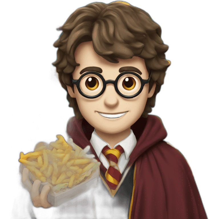 Harry Potter qui mange McDo emoji