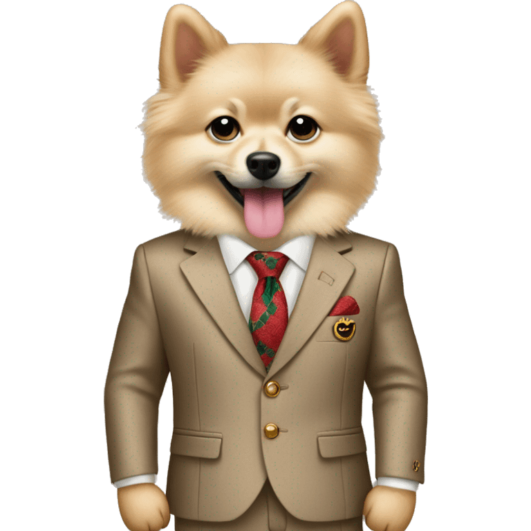 cream spitz in a gucci suit emoji