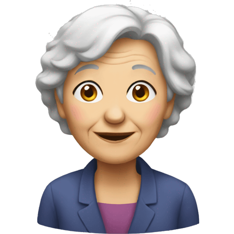 old woman emoji