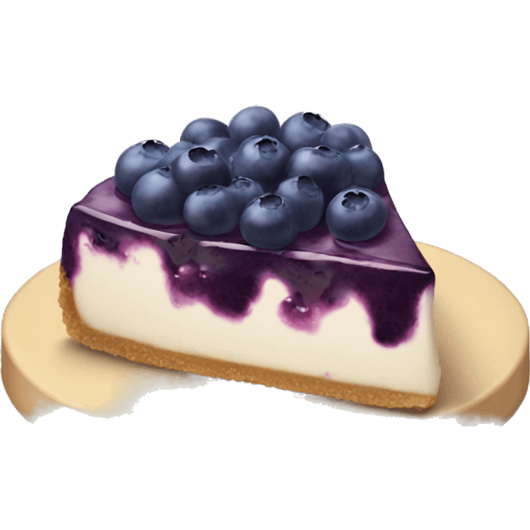 Blueberry Cheesecake  emoji