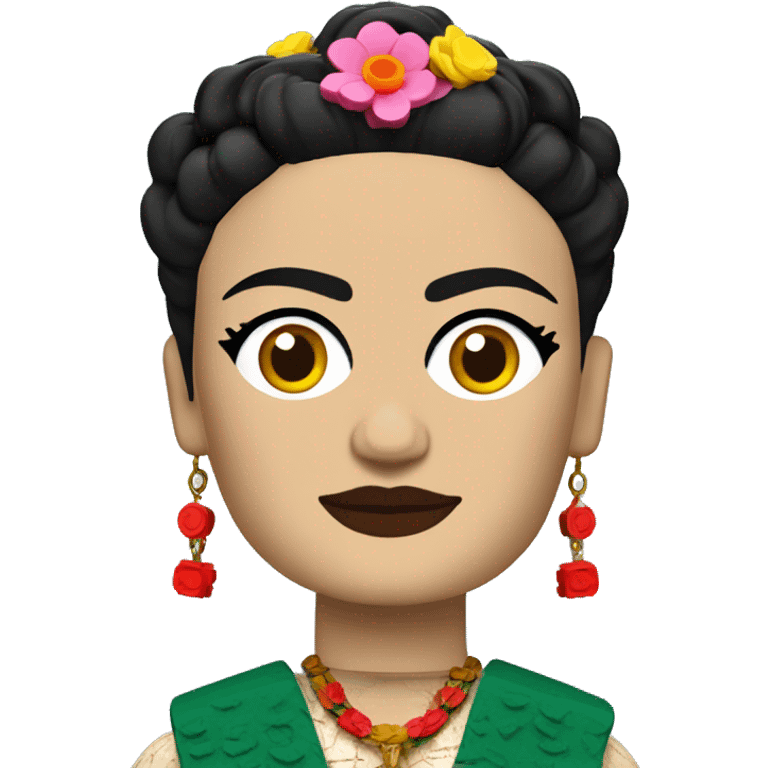 Frida Kahlo lego full body emoji