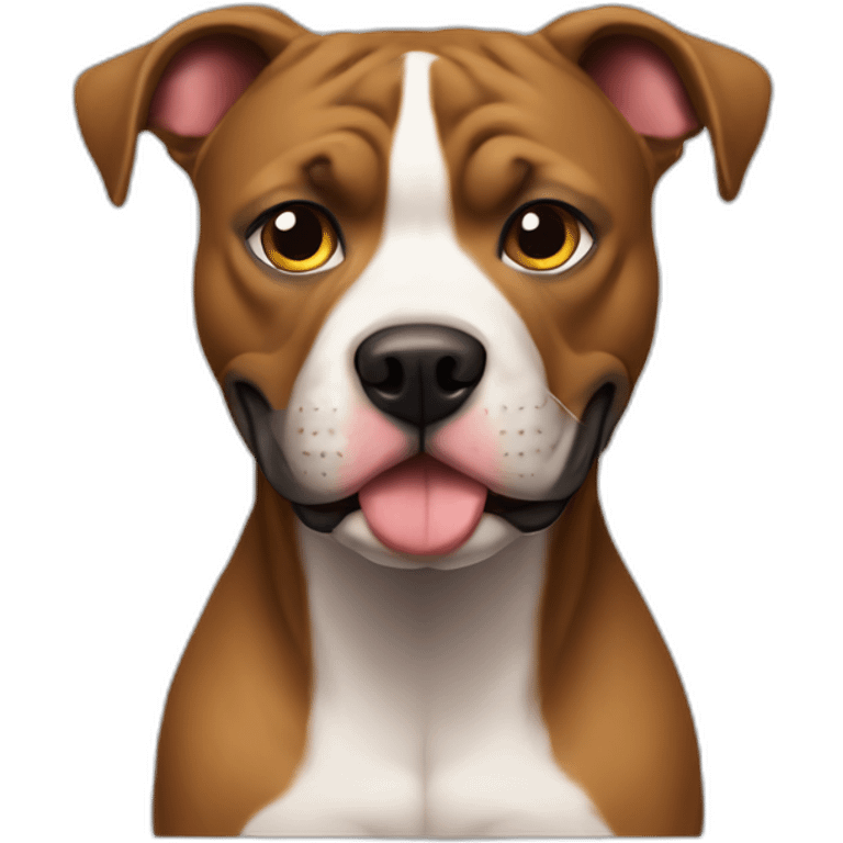 perro villano mitad pitbull emoji