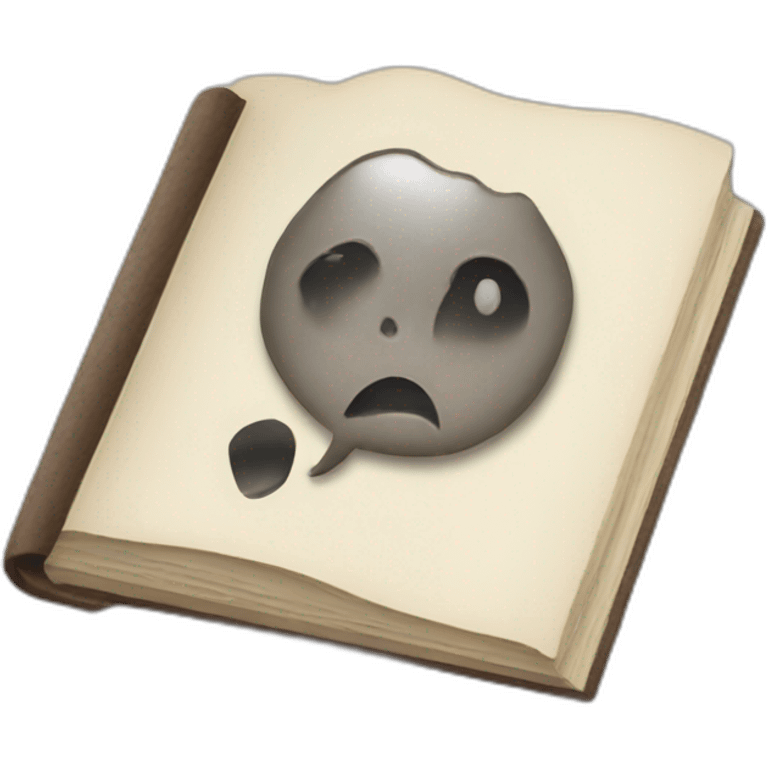 talking book emoji