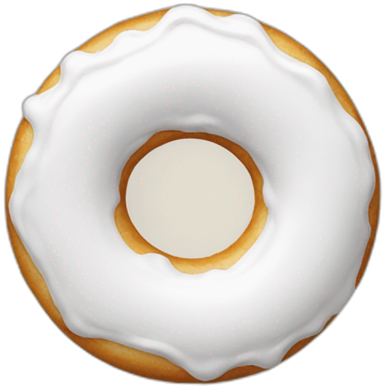 white donut emoji