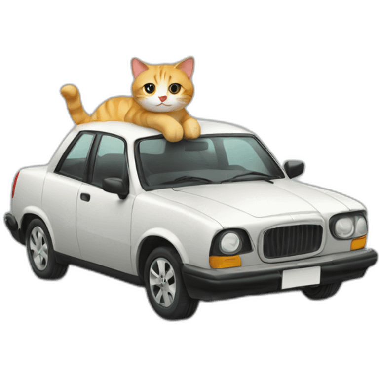 car cat emoji