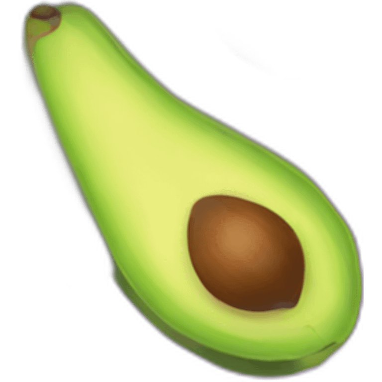 Aguacate corazón emoji