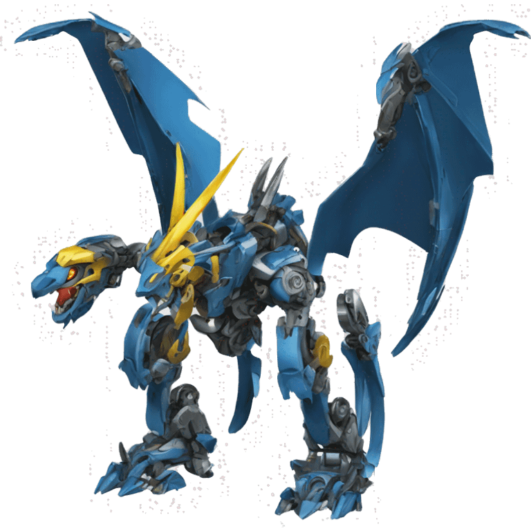 Mechanical Pokémon-dragon-Bionicle-Mecha full body emoji