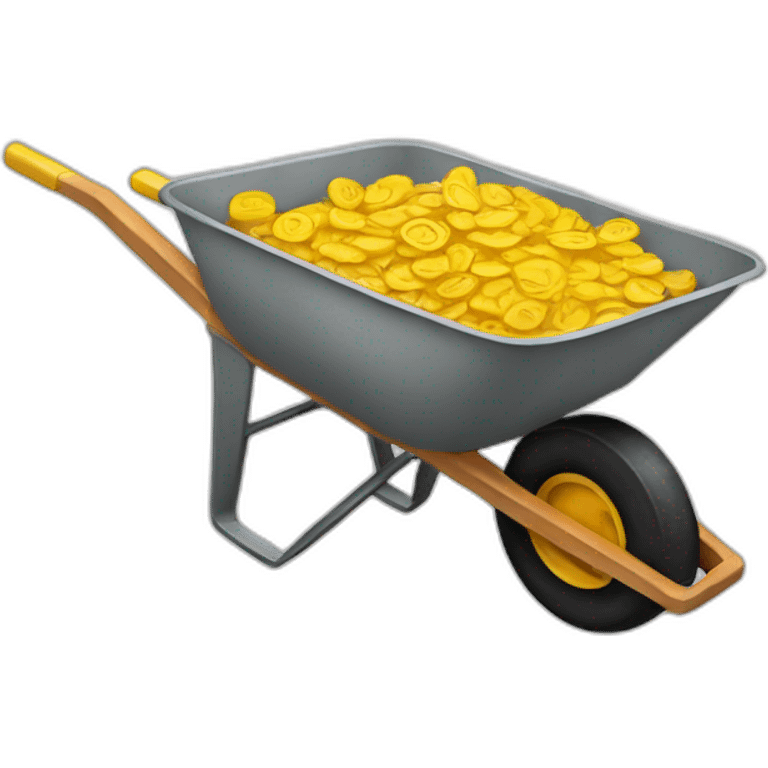 wheelbarrow of work emoji