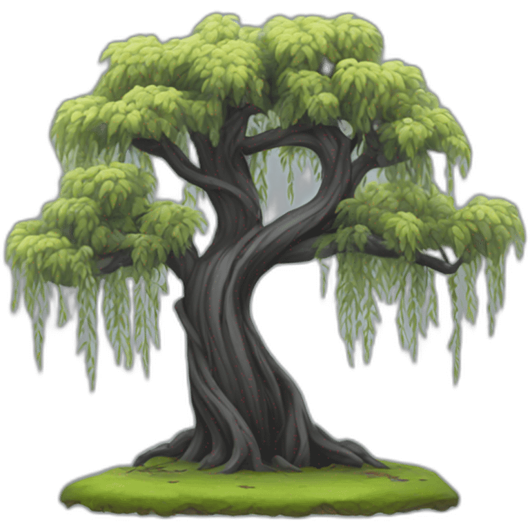 Gothic Willow tree emoji