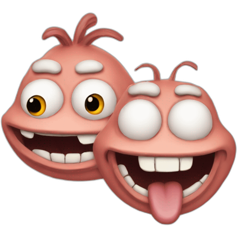 Stimpy and Ren emoji