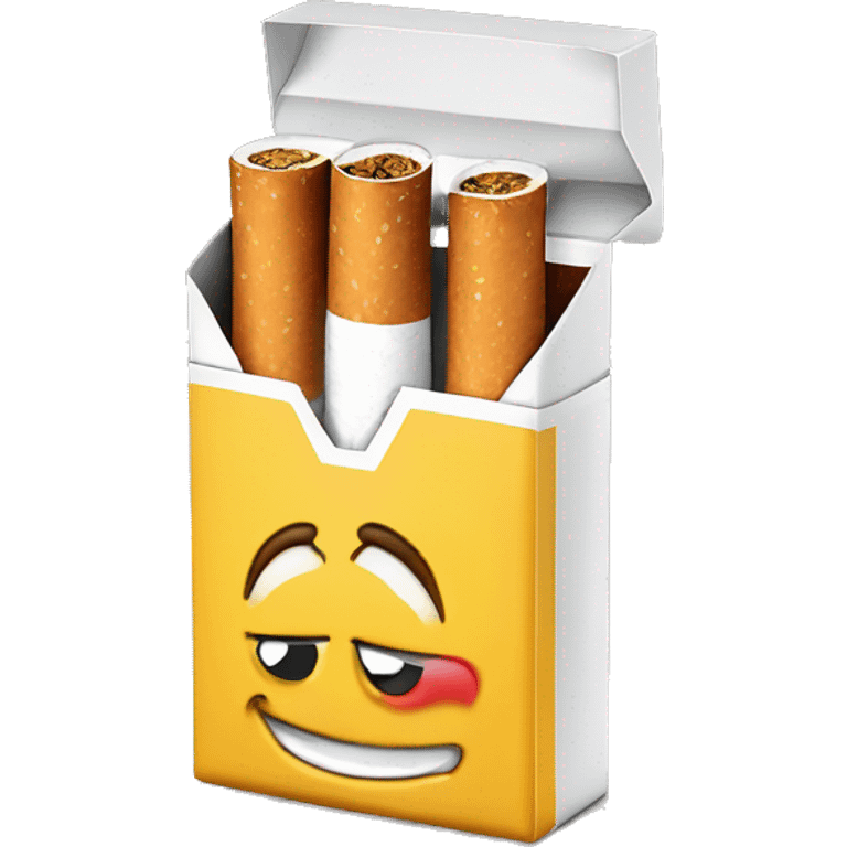 three packs of cigarettes emoji