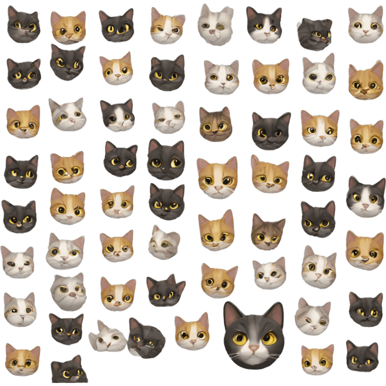 Too many cats emoji