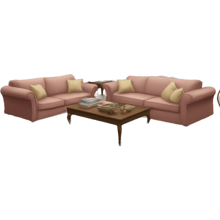 Elegant living room emoji