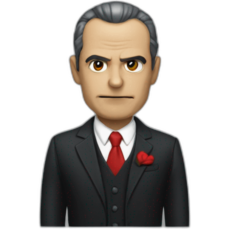 Politico vampiro colmillos emoji