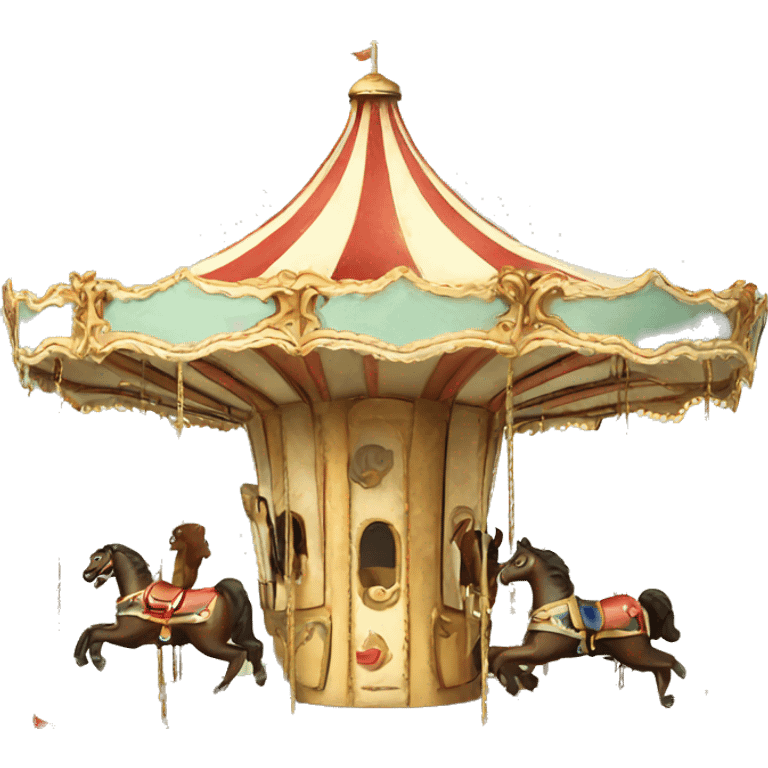 Vintage carousel emoji