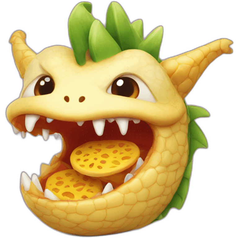 dragon cute food emoji