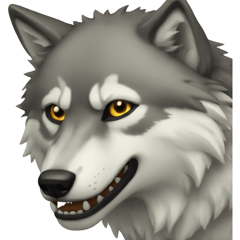 Death wolf emoji