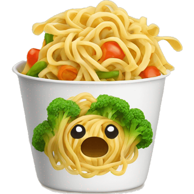 noodles with vegetables emoji