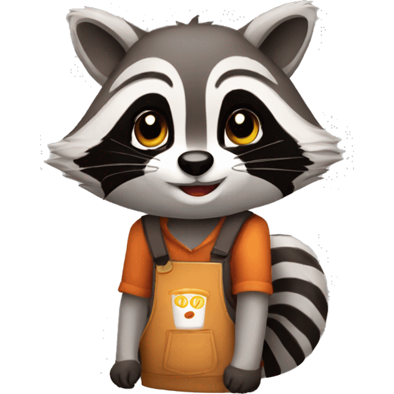 racoon review restaurant influenceur  emoji