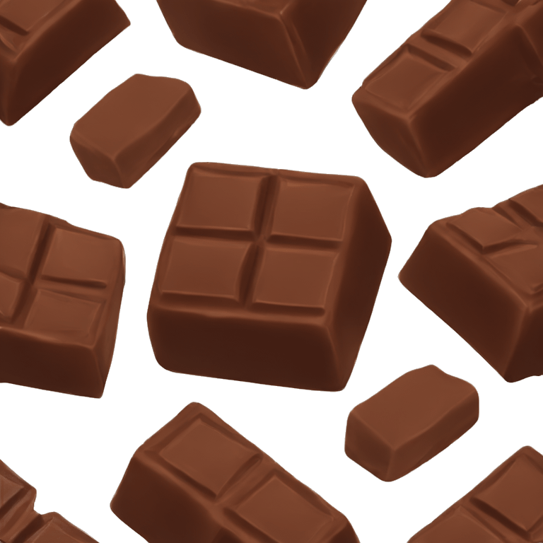 pack of chocolate emoji