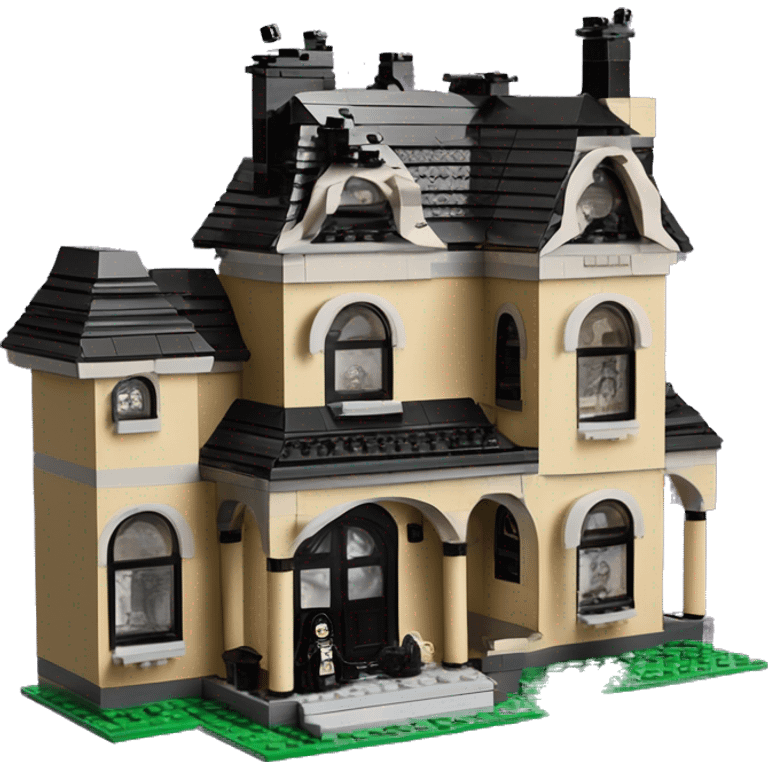 Lego Barbie’s and Darth’s very dusty and old disturbing disgusting ghostly haunted horror dream house mansion  emoji