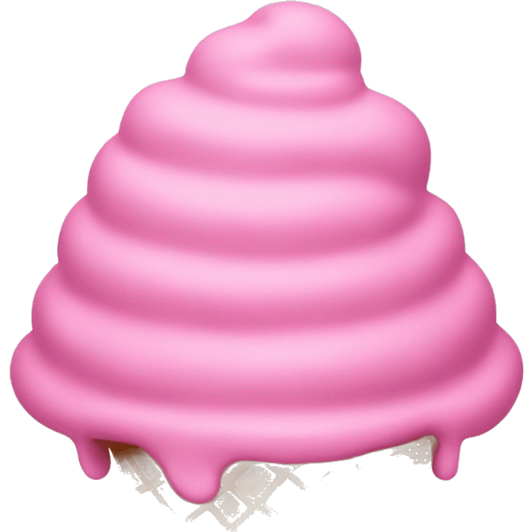 Ice cream pink emoji