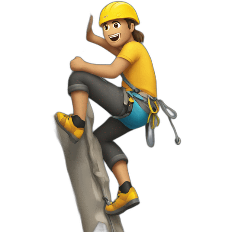 climbing emoji