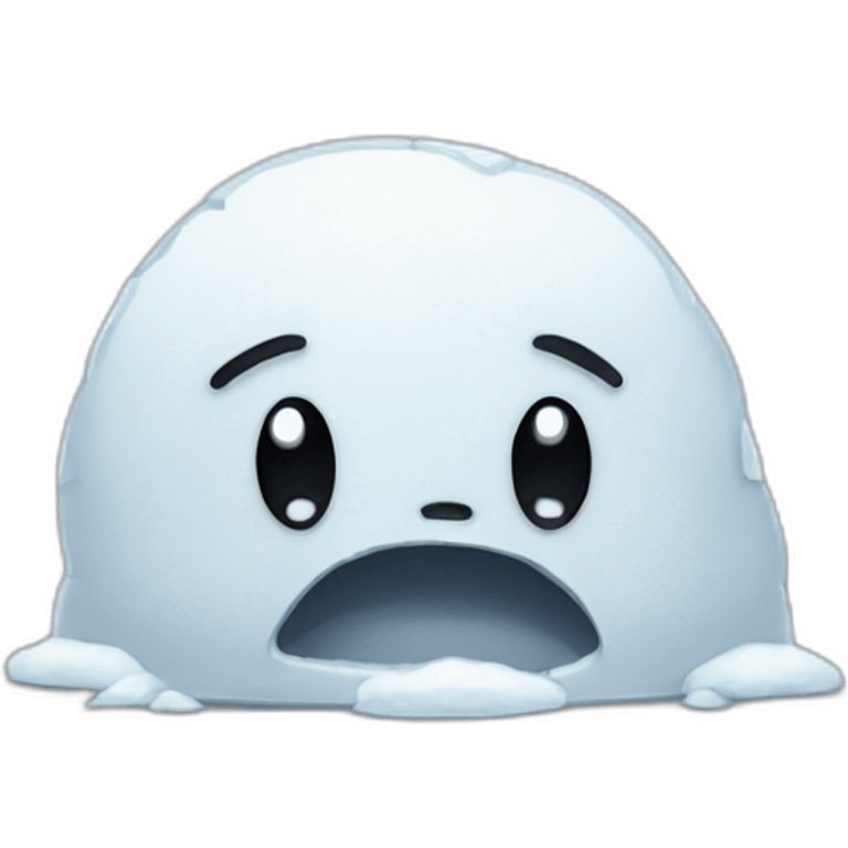 igloo crying emotion face emoji