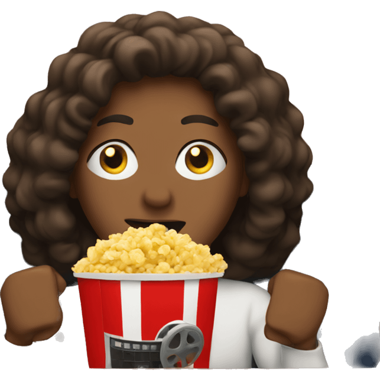 Watching a movie emoji