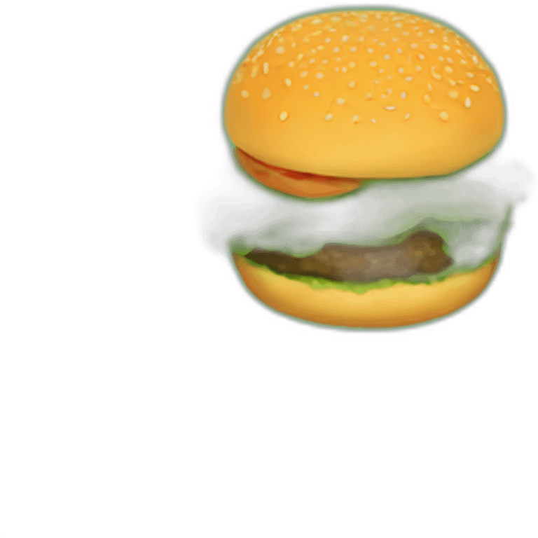 lettuce burger emoji