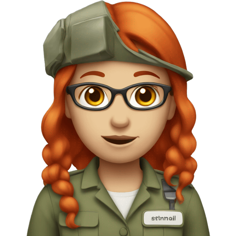 girl with red hair who is a zookeeper  emoji