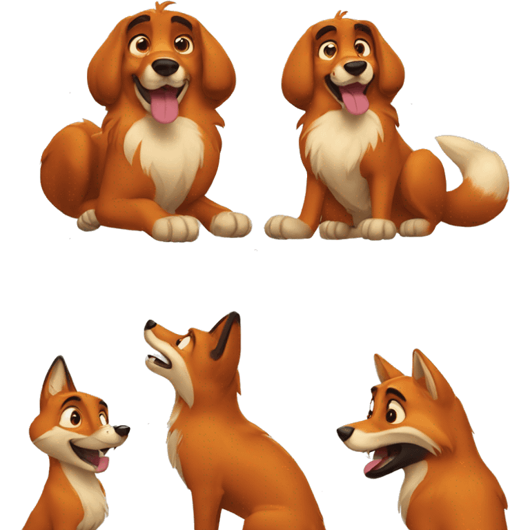 fox and the hound emoji