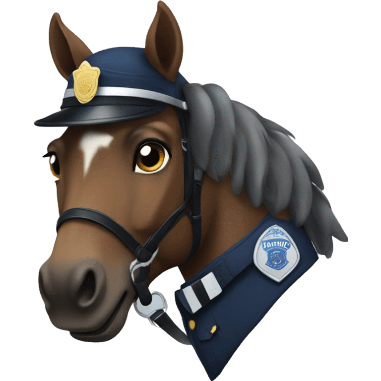 police horse emoji