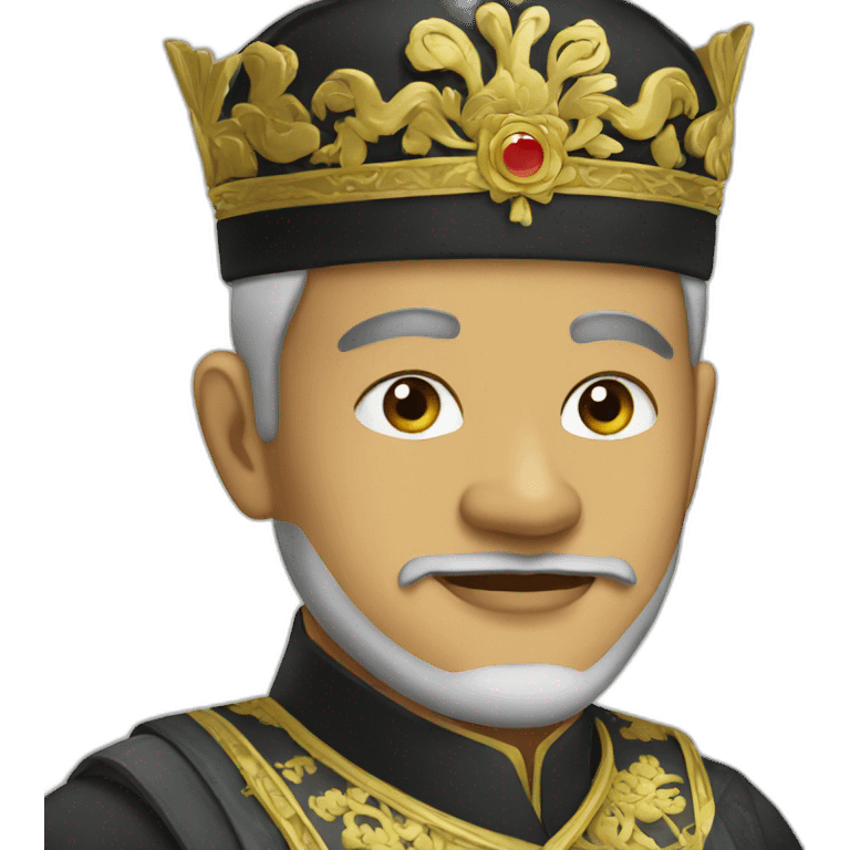 Malaysian Muslim Emperor emoji