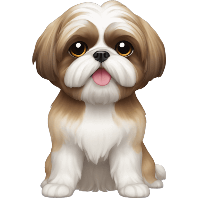 Shih tzu sorprendido emoji