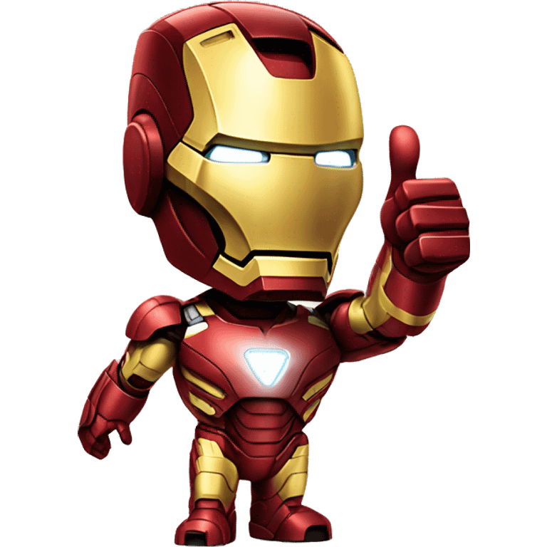 iron man giving a thumbs up emoji