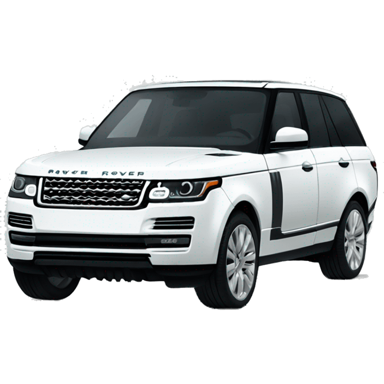 White range rover emoji