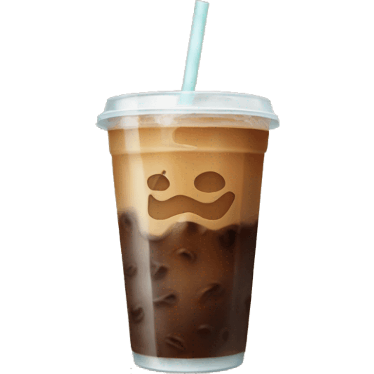 Iced coffee emoji